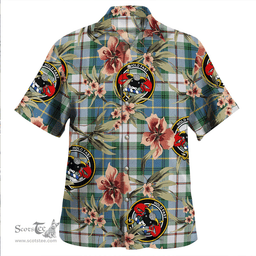 Scottish MacLeod of California Ancient Clan Tartan Hawaiian Shirt - Tropical Old Style Scottish Plaid Tartan Plaid
