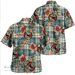 Scottish MacLeod of California Ancient Clan Tartan Hawaiian Shirt - Tropical Old Style Scottish Plaid Tartan Plaid