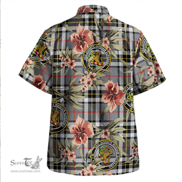Scottish Thomson Grey (MacThomas/Thompson Grey) Ancient Clan Tartan Hawaiian Shirt - Tropical Old Style Scottish Plaid Tartan Plaid