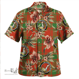 Scottish MacQuarrie (MacGuarie) Ancient Clan Tartan Hawaiian Shirt - Tropical Old Style Scottish Plaid Tartan Plaid