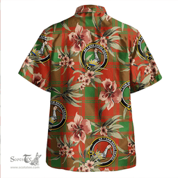 Scottish MacQuarrie (MacGuarie) Ancient Clan Tartan Hawaiian Shirt - Tropical Old Style Scottish Plaid Tartan Plaid