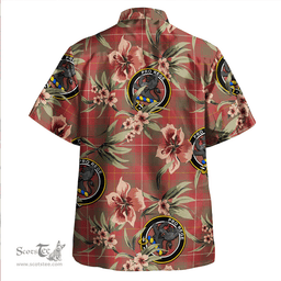 Scottish MacFie (MacPhee) Weathered Clan Tartan Hawaiian Shirt - Tropical Old Style Scottish Plaid Tartan Plaid