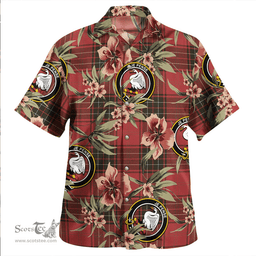Scottish Wemyss Weathered Clan Tartan Hawaiian Shirt - Tropical Old Style Scottish Plaid Tartan Plaid