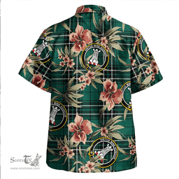 Scottish MacLean of Duart Hunting (Vestiarium Scoticum) Modern Clan Tartan Hawaiian Shirt - Tropical Old Style Scottish Plaid Tartan Plaid