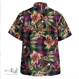 Scottish MacLennan Clan Tartan Hawaiian Shirt - Tropical Old Style Scottish Plaid Tartan Plaid