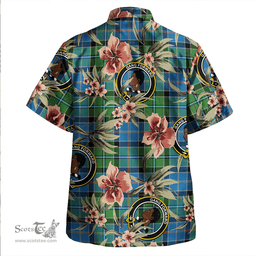 Scottish Stirling Ancient Clan Tartan Hawaiian Shirt - Tropical Old Style Scottish Plaid Tartan Plaid