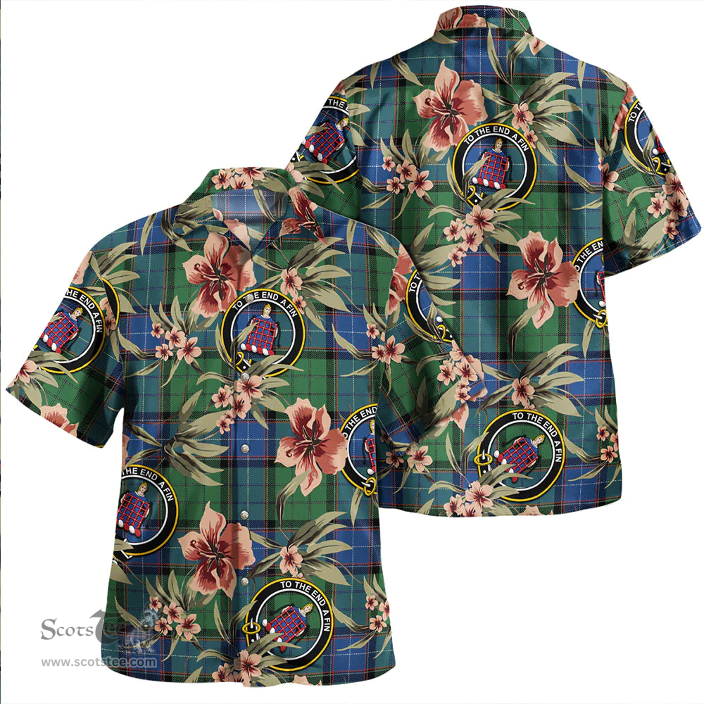 Scottish Storrie Modern Clan Tartan Hawaiian Shirt - Tropical Old Style Scottish Plaid Tartan Plaid
