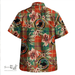 Scottish Turnbull Dress Ancient Clan Tartan Hawaiian Shirt - Tropical Old Style Scottish Plaid Tartan Plaid