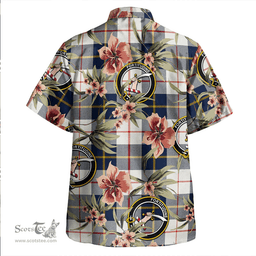 Scottish MacRae of Conchra Modern Clan Tartan Hawaiian Shirt - Tropical Old Style Scottish Plaid Tartan Plaid