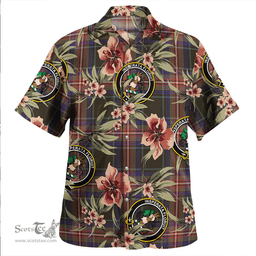 Scottish Watt (Wate) Weathered Clan Tartan Hawaiian Shirt - Tropical Old Style Scottish Plaid Tartan Plaid