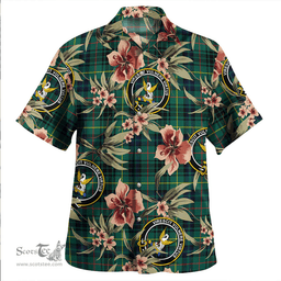 Scottish Stewart Hunting Modern Clan Tartan Hawaiian Shirt - Tropical Old Style Scottish Plaid Tartan Plaid
