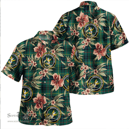 Scottish Stewart Hunting Modern Clan Tartan Hawaiian Shirt - Tropical Old Style Scottish Plaid Tartan Plaid