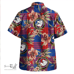Scottish Robinson Dress (Robins Dress) Modern Clan Tartan Hawaiian Shirt - Tropical Old Style Scottish Plaid Tartan Plaid