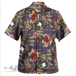 Scottish Tennant Yules Weathered Clan Tartan Hawaiian Shirt - Tropical Old Style Scottish Plaid Tartan Plaid