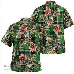 Scottish MacLean of Duart Hunting (Vestiarium Scoticum) Ancient Clan Tartan Hawaiian Shirt - Tropical Old Style Scottish Plaid Tartan Plaid