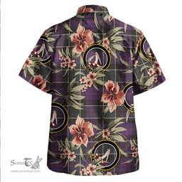 Scottish Syme Weathered Clan Tartan Hawaiian Shirt - Tropical Old Style Scottish Plaid Tartan Plaid