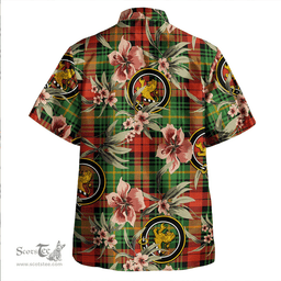 Scottish Martin Ancient Clan Tartan Hawaiian Shirt - Tropical Old Style Scottish Plaid Tartan Plaid