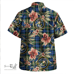 Scottish Murray Modern Clan Tartan Hawaiian Shirt - Tropical Old Style Scottish Plaid Tartan Plaid