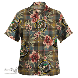 Scottish Watson (Wate/Watt) Weathered Clan Tartan Hawaiian Shirt - Tropical Old Style Scottish Plaid Tartan Plaid