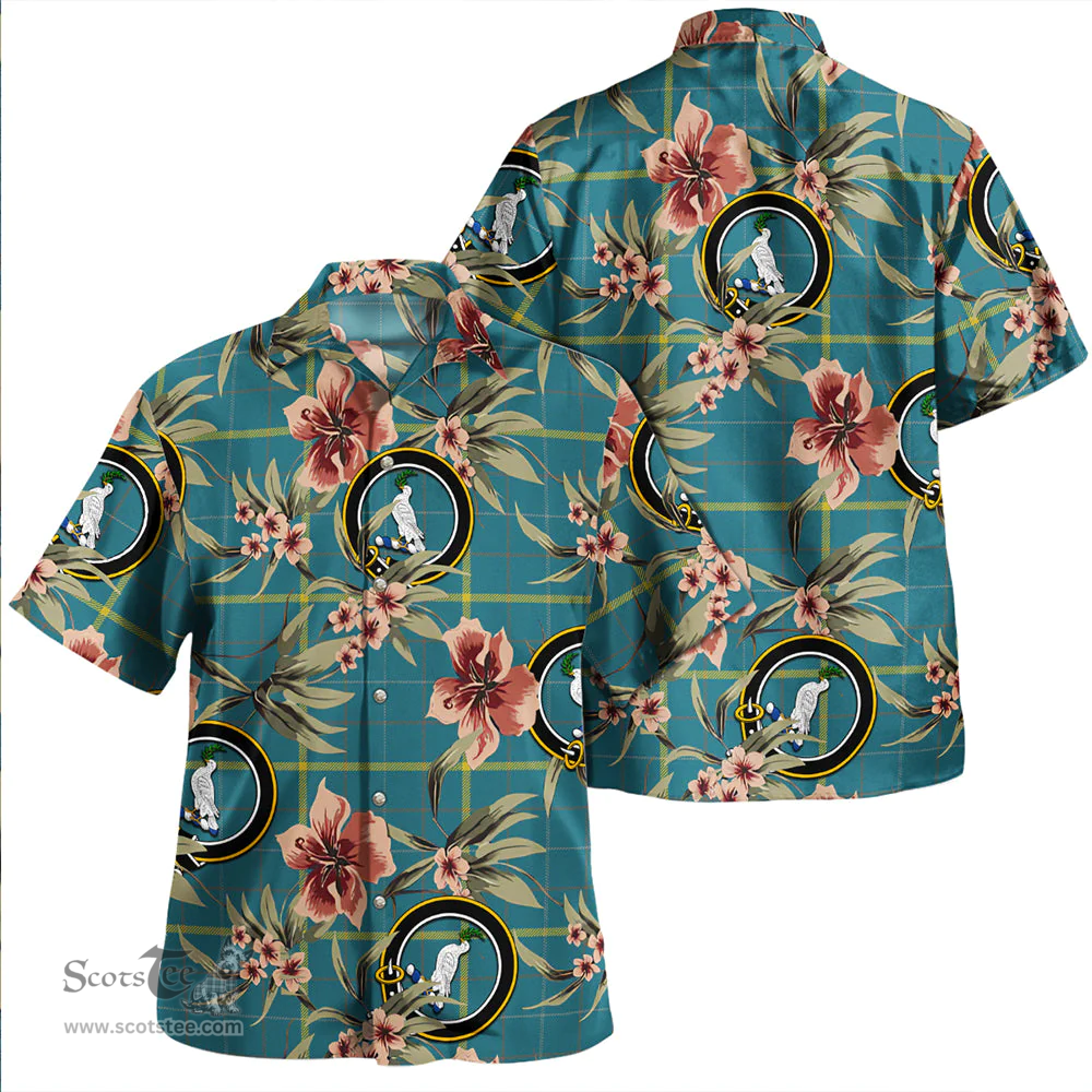 Scottish Pearson Ancient Clan Tartan Hawaiian Shirt - Tropical Old Style Scottish Plaid Tartan Plaid