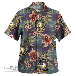 Scottish Oliphant Weathered Clan Tartan Hawaiian Shirt - Tropical Old Style Scottish Plaid Tartan Plaid