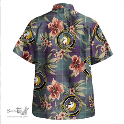 Scottish Oliphant Weathered Clan Tartan Hawaiian Shirt - Tropical Old Style Scottish Plaid Tartan Plaid
