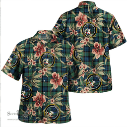 Scottish Sempill (Semple) Modern Clan Tartan Hawaiian Shirt - Tropical Old Style Scottish Plaid Tartan Plaid