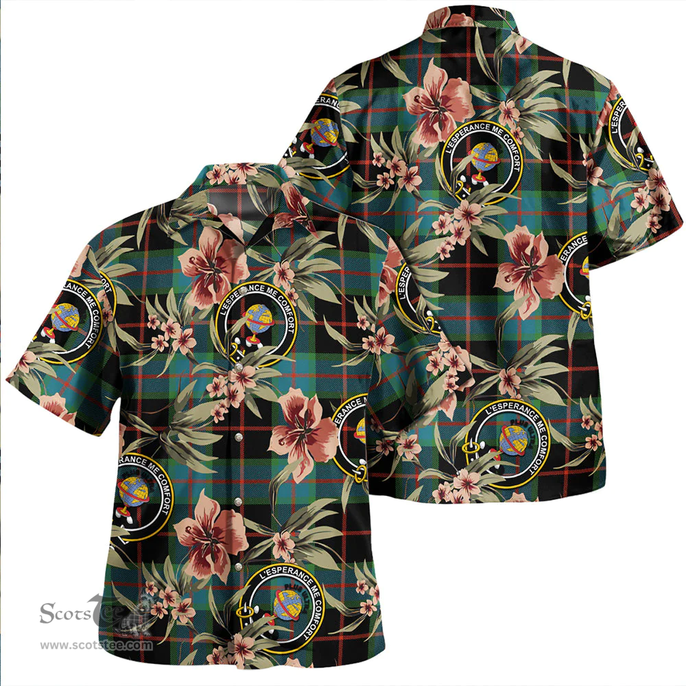 Scottish Nairn Ancient Clan Tartan Hawaiian Shirt - Tropical Old Style Scottish Plaid Tartan Plaid