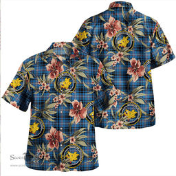 Scottish MacIver of Strome Ancient Clan Tartan Hawaiian Shirt - Tropical Old Style Scottish Plaid Tartan Plaid