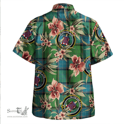 Scottish Storrie Ancient Clan Tartan Hawaiian Shirt - Tropical Old Style Scottish Plaid Tartan Plaid