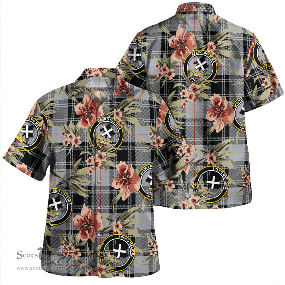 Scottish Moffat Ancient Clan Tartan Hawaiian Shirt - Tropical Old Style Scottish Plaid Tartan Plaid