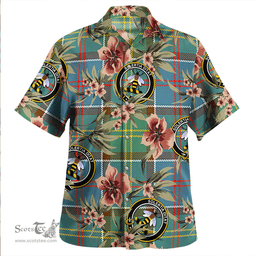 Scottish Whitelaw District Clan Tartan Hawaiian Shirt - Tropical Old Style Scottish Plaid Tartan Plaid