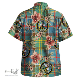 Scottish Whitelaw District Clan Tartan Hawaiian Shirt - Tropical Old Style Scottish Plaid Tartan Plaid