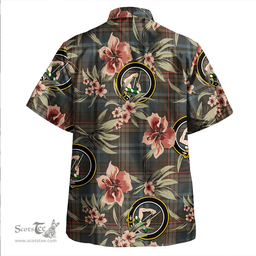 Scottish Renton Weathered Clan Tartan Hawaiian Shirt - Tropical Old Style Scottish Plaid Tartan Plaid