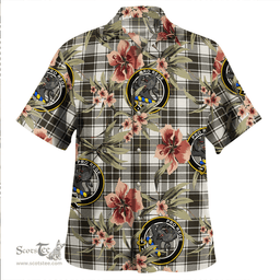 Scottish MacFie of Colonsay Dress (MacPhee of Colonsay Dress) Weathered Clan Tartan Hawaiian Shirt - Tropical Old Style Scottish Plaid Tartan Plaid