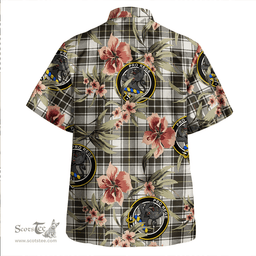 Scottish MacFie of Colonsay Dress (MacPhee of Colonsay Dress) Weathered Clan Tartan Hawaiian Shirt - Tropical Old Style Scottish Plaid Tartan Plaid