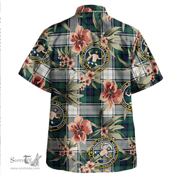 Scottish Murray of Atholl Dress (Murray Dress) Modern Clan Tartan Hawaiian Shirt - Tropical Old Style Scottish Plaid Tartan Plaid
