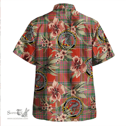 Scottish MacBean (MacBain) Ancient Clan Tartan Hawaiian Shirt - Tropical Old Style Scottish Plaid Tartan Plaid