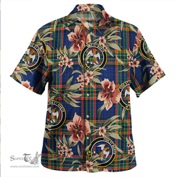 Scottish Ralston UK Modern Clan Tartan Hawaiian Shirt - Tropical Old Style Scottish Plaid Tartan Plaid