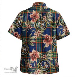 Scottish Ralston UK Modern Clan Tartan Hawaiian Shirt - Tropical Old Style Scottish Plaid Tartan Plaid