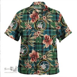 Scottish MacIsaac Ancient Clan Tartan Hawaiian Shirt - Tropical Old Style Scottish Plaid Tartan Plaid