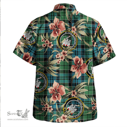 Scottish MacIsaac Ancient Clan Tartan Hawaiian Shirt - Tropical Old Style Scottish Plaid Tartan Plaid