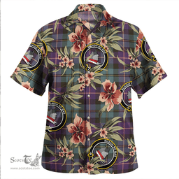 Scottish MacNeil of Barra Old (MacNeill Old) Weathered Clan Tartan Hawaiian Shirt - Tropical Old Style Scottish Plaid Tartan Plaid
