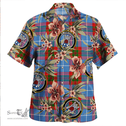 Scottish Spalding Clan Tartan Hawaiian Shirt - Tropical Old Style Scottish Plaid Tartan Plaid