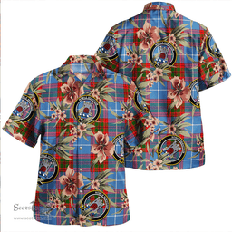 Scottish Spalding Clan Tartan Hawaiian Shirt - Tropical Old Style Scottish Plaid Tartan Plaid