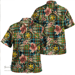 Scottish MacLeish Ancient Clan Tartan Hawaiian Shirt - Tropical Old Style Scottish Plaid Tartan Plaid