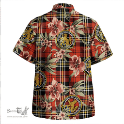 Scottish MacPherson of Cluny Red Ancient Clan Tartan Hawaiian Shirt - Tropical Old Style Scottish Plaid Tartan Plaid