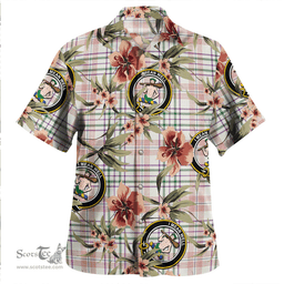 Scottish Shaw Women's Dress Modern Clan Tartan Hawaiian Shirt - Tropical Old Style Scottish Plaid Tartan Plaid