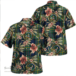 Scottish MacLaren Modern Clan Tartan Hawaiian Shirt - Tropical Old Style Scottish Plaid Tartan Plaid