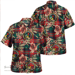 Scottish Rattray of Lude Modern Clan Tartan Hawaiian Shirt - Tropical Old Style Scottish Plaid Tartan Plaid